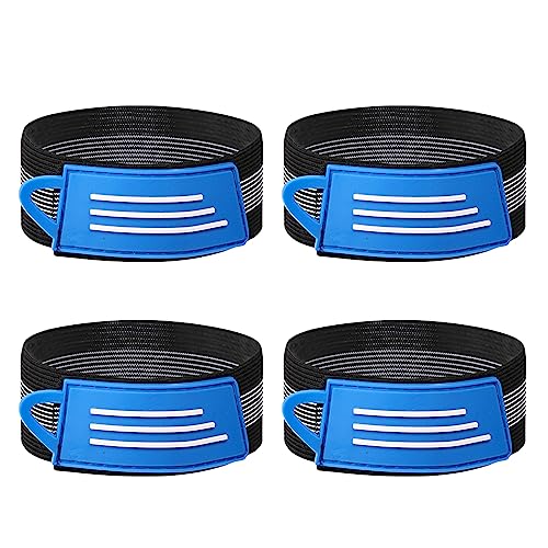 NPYQ 4Pcs Elastische Bike Ankle Bein Reiten Gamasche Radfahren Sicherheit Bind Hose Bands Clip Strap Gürtel Für Radfahren Joggings Camping von NPYQ