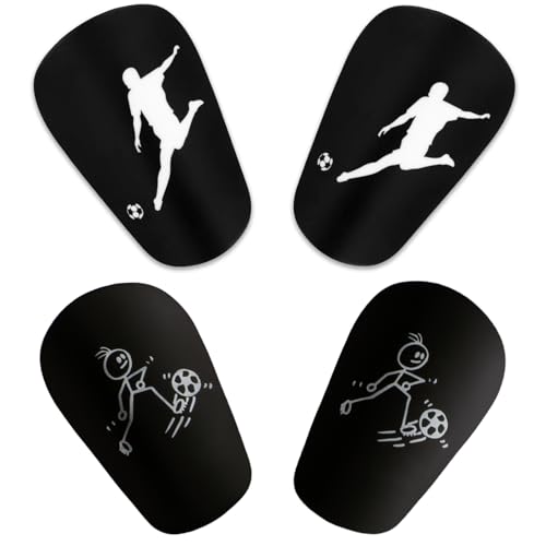 2 Paare Mini Fußball-Schienbeinschoner, 8x5cm Extra Kleine Schienbeinschoner Shin Guards Schienbeinschutz Ausrüstungszubehör für Teenager Kinder Erwachsene Jungen und Mädchen 2 Paare Mini Fußball-Schienbeinschoner, 8x5cm Extra Kleine Schienbeinschoner Shin Guards Schienbeinschutz Ausrüstungszubehör für Teenager Kinder Erwachsene Jungen und Mädchen von NQEUEPN