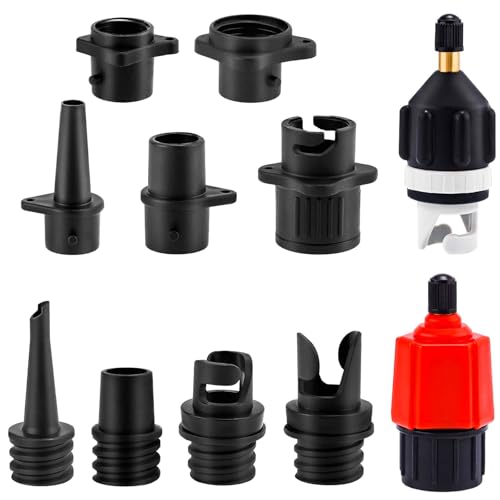 NQEUEPN 11stk Aufblasbarer Sup Pumpenadapter, Kunststoff Paddle Board Sup Aufblasbare Pumpenadapter-Kits Paddle Board-Pumpenaufsatz Sup Pumpe Ventil Adapter für Stand Up Paddleboard Kajakfahren NQEUEPN 11stk Aufblasbarer Sup Pumpenadapter, Kunststoff Paddle Board Sup Aufblasbare Pumpenadapter-Kits Paddle Board-Pumpenaufsatz Sup Pumpe Ventil Adapter für Stand Up Paddleboard Kajakfahren von NQEUEPN