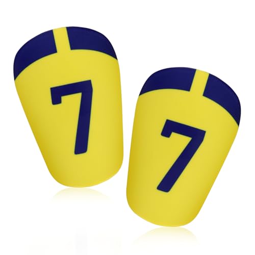 Fußball-Schienbeinschoner, 8x5cm Extra Kleine Schienbeinschoner Kleine Schienbeinschoner Fußball für Männer Frauen Kinder Jungen Mädchen Sportliebhaber (Spezielle Nummer Nr. 7 der Uniform) Fußball-Schienbeinschoner, 8x5cm Extra Kleine Schienbeinschoner Kleine Schienbeinschoner Fußball für Männer Frauen Kinder Jungen Mädchen Sportliebhaber (Spezielle Nummer Nr. 7 der Uniform) von NQEUEPN