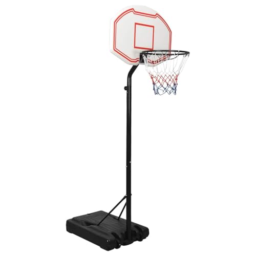 Home Garden,Basketball Stand White 237-307 cm Polyethylen von NQJIBUE