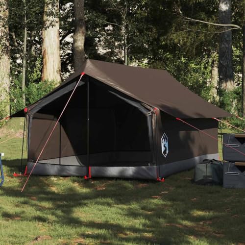 Home Garden,Camping Zelt 2 Personen Braun Wasserdicht von NQJIBUE