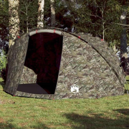 Outdoor-Freizeit-Angelzelt, 5 Personen, Camouflage, wasserdicht, Camping & Wandern von NQJIBUE