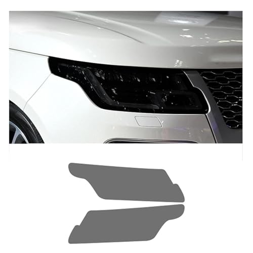 NRAAUEPO Auto Front Scheinwerfer Folie für Range für R&Over Vogue L405 2018-2020 Auto Scheinwerfer Lampe Film Transparent Schwarz Geformt Vinyl Schutz Trim von NRAAUEPO