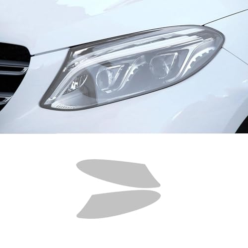 NRAAUEPO Auto Licht Folie für MERC&edes B&ENZ GLE-Klasse W166 2015 2016 2017 2018 2019 Auto Scheinwerfer Film Front Licht Transparent Geschwärzte Form Vinyl Schutz Aufkleber von NRAAUEPO