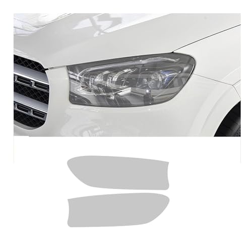 NRAAUEPO Auto Licht Folie für MERC&edes B&ENZ GLS-Klasse X167 2020 Auto Scheinwerfer Film Front Licht Transparent Geschwärzte Form Vinyl Schutz Aufkleber von NRAAUEPO