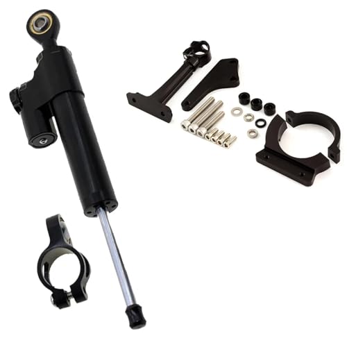 NRAAUEPO Motorrad Lenkungsdämpfer Stabilisator Für K&awasaki ER6N 2006 2007 2008 Motorrad Lenkung Dämpfer Halterung Motorrad Lenkung Dämpfer Stabilisator Aluminium Legierung Zubehör von NRAAUEPO