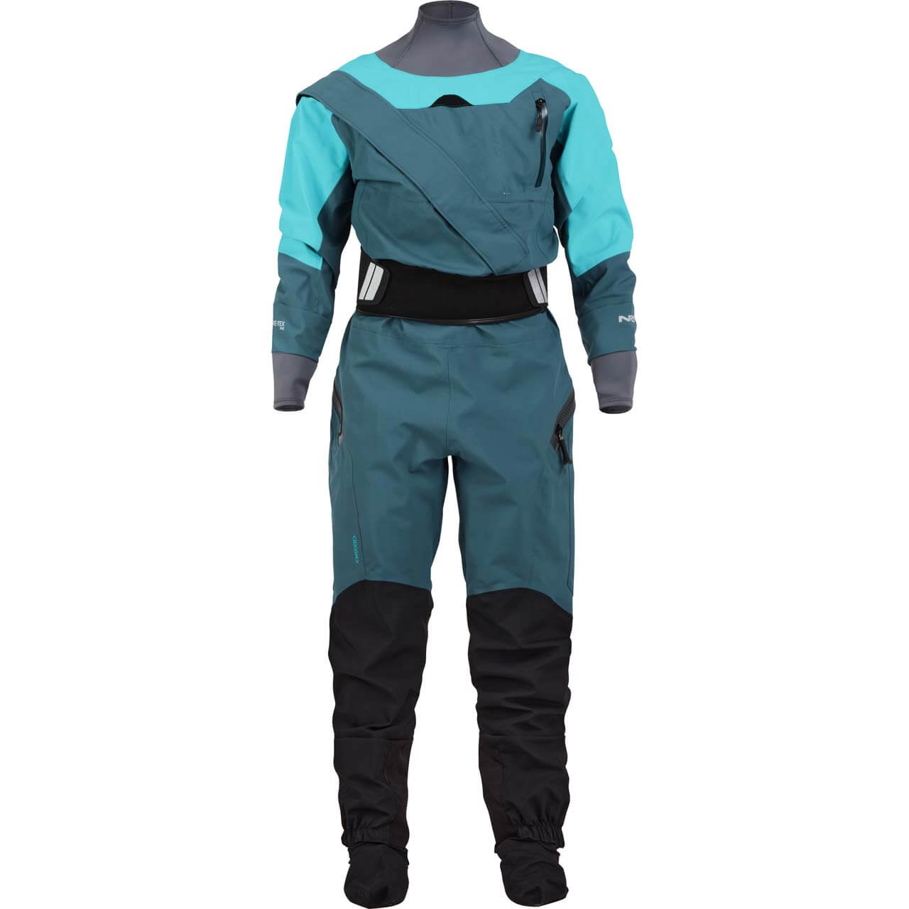 NRS Axiom GORE-TEX Pro Drysuit Damen - Mediterranea/Aqua, L von NRS}