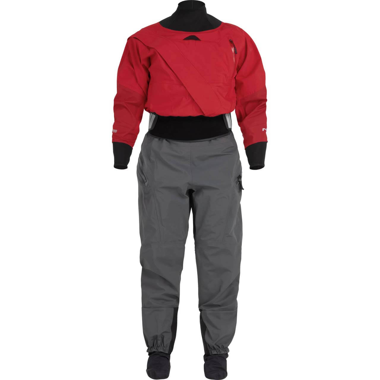 NRS Crux Drysuit Women - Red, L von NRS}