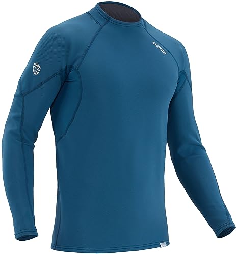 NRS Herren HydroSkin 0.5 Langarm-Shirt, Poseidon-M von NRS