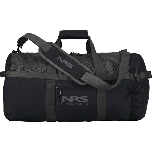 NRS Reisetasche aus reinem Netzstoff, Schwarz, 40 L, Classic von NRS