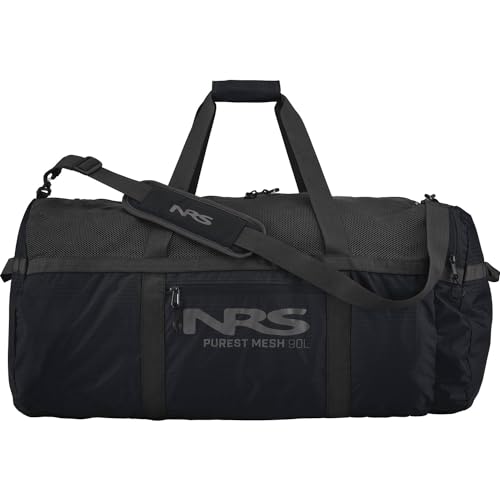 NRS Reisetasche aus reinem Netzstoff, Schwarz, 90 L, Classic von NRS