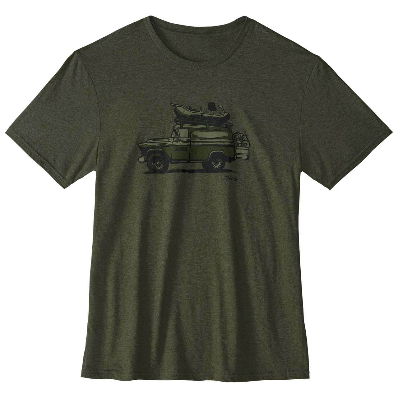 NRS Rigged Out T-Shirt - Heathered Olive, M von NRS}