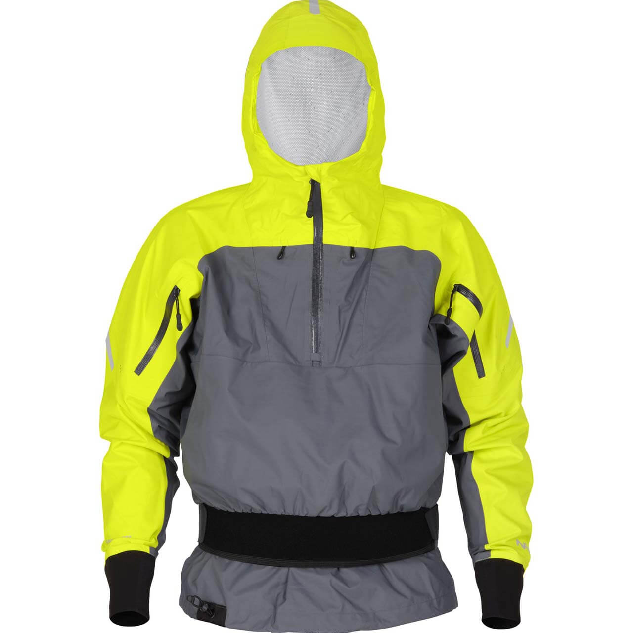 NRS Riptide Touring Paddeljacke - Chartreuse/Gray, S von NRS}