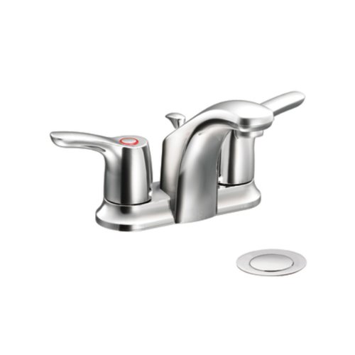 NTALJC Cleveland Faucets CA42211 Baystone Centerset Badezimmerwaschbecken mit 50/50 Pop-Up-Ablauf, Chrom von NTALJC