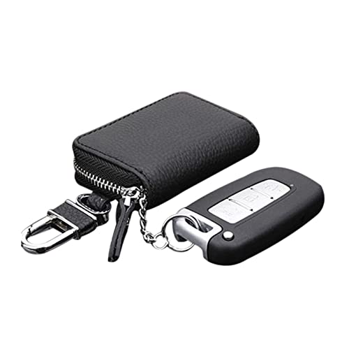 NTALJC PU Leder Auto Schlüssel Brieftaschen Männer Schlüssel Halter Haushälterin Schlüssel Organizer Frauen Schlüsselbund Abdeckungen Reißverschluss Schlüssel Fall Tasche Tasche Geldbörse von NTALJC