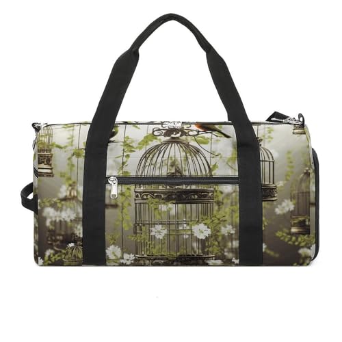 Libelle on Sunflower Sporttasche, Handgepäcktasche für Herren, kleine Seesäcke für Damen, mit Schuhfach, Stil-7, Einheitsgröße von NTVOWPZO