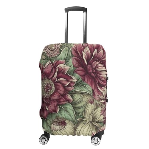 NTVOWPZO Gepäckabdeckung für Koffer, Reisegepäck, bezaubernde Blumen, waschbar, Kofferschutz, kratzfest, passend für 53,3 - 81,3 cm Gepäck, Stil:, XL von NTVOWPZO