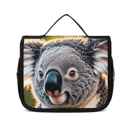 NTVOWPZO Kulturbeutel für Damen, Reise-Kulturbeutel, schöner Koala-Kosmetik-Organizer, hängende Make-up-Tasche, Stil, 22,5 x 18,5 cm, Stil, 22,5 x 18,5 cm, Stil:, 22.5x18.5cm von NTVOWPZO