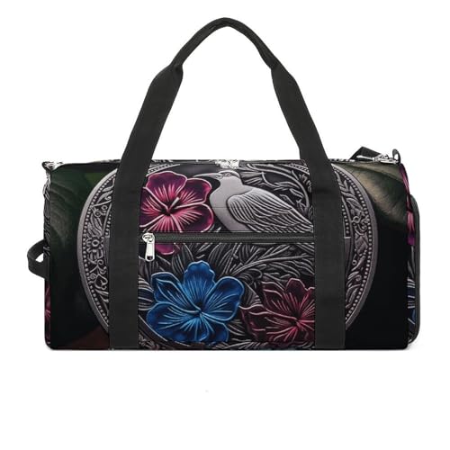 Wild Nature Sporttasche für Herren, kleine Reisetasche für Damen, mit Schuhfach, Style-3, Einheitsgröße von NTVOWPZO
