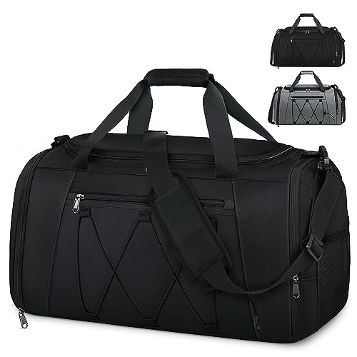 NUBILY Sporttasche Herren Damen mit Schuhfach Nassfach Wasserdicht Trainingstasche Schwimmtasche Groß Kapazität Hochwertige Reisetasche Duffle Gym Bag 40L Schwarz NUBILY Sporttasche Herren Damen mit Schuhfach Nassfach Wasserdicht Trainingstasche Schwimmtasche Groß Kapazität Hochwertige Reisetasche Duffle Gym Bag 40L Schwarz von NUBILY