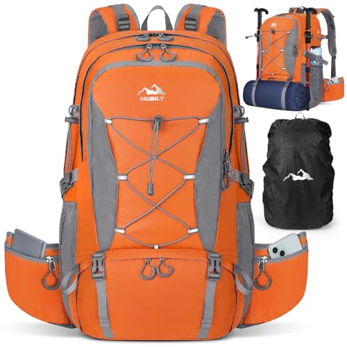 NUBILY Wanderrucksack 50L Wasserdichter Groß Reiserucksack Trekkingrucksack mit Schuhfach und Nasstasche Rucksack Herren Damen Campingrucksack Leichter Tagesrucksäcke für Outdoor Sport NUBILY Wanderrucksack 50L Wasserdichter Groß Reiserucksack Trekkingrucksack mit Schuhfach und Nasstasche Rucksack Herren Damen Campingrucksack Leichter Tagesrucksäcke für Outdoor Sport von NUBILY