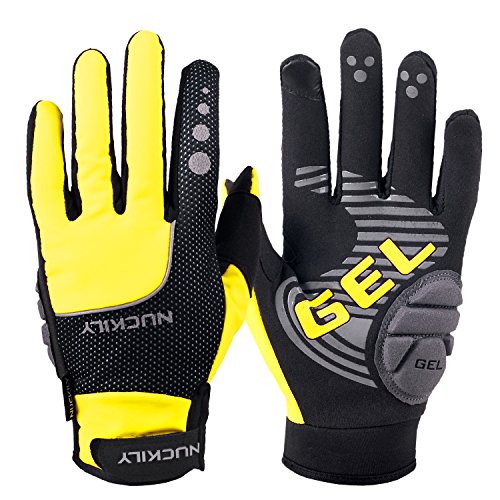NUCKILY Winter Warme Handschuhe Touchscreen Winterhandschuhe Herren Damen Fahrradhandschuhe Sport Winddichte Handschuhe MTB Handschuhe zum Radfahren,Laufen,Fahren,Joggen NUCKILY Winter Warme Handschuhe Touchscreen Winterhandschuhe Herren Damen Fahrradhandschuhe Sport Winddichte Handschuhe MTB Handschuhe zum Radfahren,Laufen,Fahren,Joggen von NUCKILY
