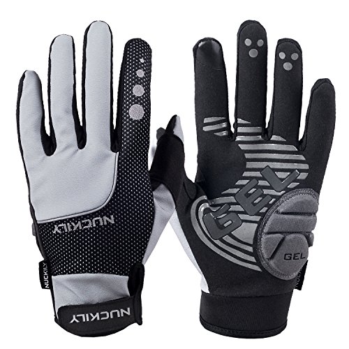 NUCKILY Winter Warme Handschuhe Touchscreen Winterhandschuhe Herren Damen Fahrradhandschuhe Sport Winddichte Handschuhe MTB Handschuhe zum Radfahren,Laufen,Fahren,Joggen NUCKILY Winter Warme Handschuhe Touchscreen Winterhandschuhe Herren Damen Fahrradhandschuhe Sport Winddichte Handschuhe MTB Handschuhe zum Radfahren,Laufen,Fahren,Joggen von NUCKILY