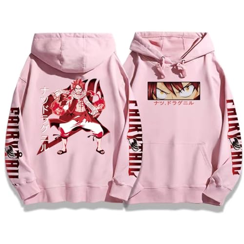 NUEKDLE Anime Sweatshirt Fairy Tail Graphic Printed Hoodie Männer Frauen Casual Hoodie Harajuku Lose Streetwear Unisex Sweatshirt-color4||3XL von NUEKDLE