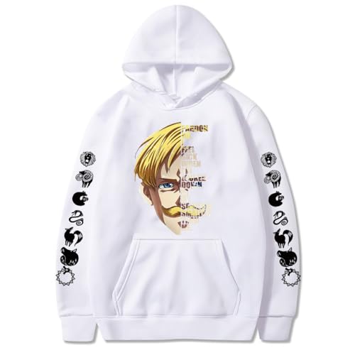 NUEKDLE Japanische Anime Sieben Todsünden Gedruckt Lose Hoodie Hoodie Hoodie Herbst Kleid Männlich Und Weiblich Paar Gleiche Art Mode color1||4XL von NUEKDLE