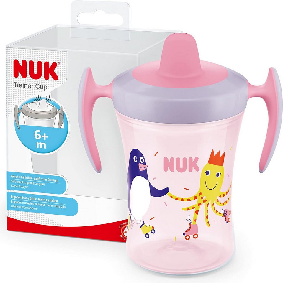 NUK Trinkflasche NUK Trainer Cup, 230ml, rosa von NUK