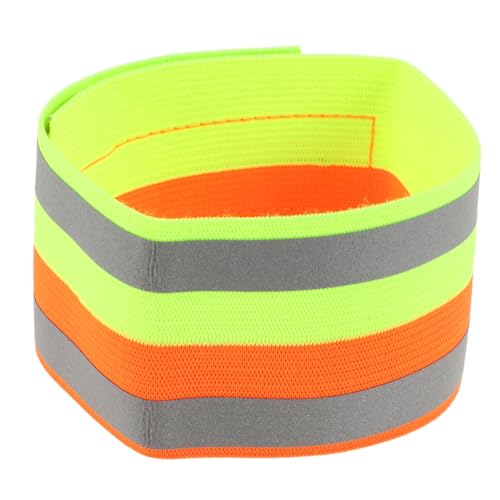 NULYLU 2st Nachtlaufarmband Nachtlauf-reflexstreifen Reflektierende Bänder, Elastisches Armband Sicherheitsreflektoren Laufende Reflektierende Ausrüstung Polyester-Gummiband von NULYLU