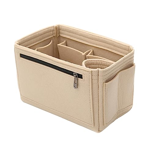 NULYLU Große Kapazität Filz Kosmetiktasche Multifunktionale Make up Tasche Aufbewahrungstasche Für Damen Toilettenartikel Container Organizer Für Reisen Und Alltag von NULYLU