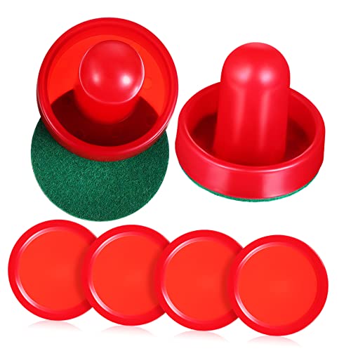 NULYLU Set Eishockey Ersatzpucks & Paddel Für Air Hockey Tischspiel Enthält 4 Schieber & Polster Tischspielzubehör Für Airhockey Spielfelder Ersatzteile Für Air Hockey Tische NULYLU Set Eishockey Ersatzpucks & Paddel Für Air Hockey Tischspiel Enthält 4 Schieber & Polster Tischspielzubehör Für Airhockey Spielfelder Ersatzteile Für Air Hockey Tische von NULYLU