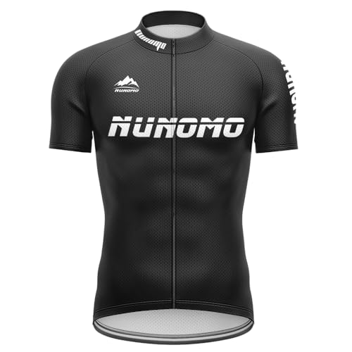 Herren Radtrikot Fahrradtrikot Kurzarm Radtrikot Herren Elastische Atmungsaktive T-Shirt Jersey Funktionsshirt Schnell Trocknen Stoff Fahrradtrikot für Radsport Outdoor Sport (Type-5,XXS) von NUNOMO