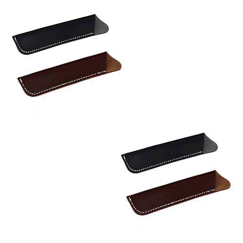 NUOBESTY 4 Stück Stiftschutz Aus Pu-Leder Taschenschutz Aus Leder Bleistiftbeutel Aus Leder Stifthülle Stiftetuis Aus Leder Stift-Organizer-Tasche Pu-stifthalter Geschäft Unternehmen NUOBESTY 4 Stück Stiftschutz Aus Pu-Leder Taschenschutz Aus Leder Bleistiftbeutel Aus Leder Stifthülle Stiftetuis Aus Leder Stift-Organizer-Tasche Pu-stifthalter Geschäft Unternehmen von NUOBESTY