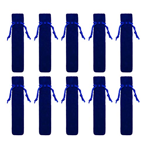 NUOBESTY Blauer Samt Federbeutel Einzelner Federbeutel Fall Bleistiftbeutel Schutzfeder Geschenkbeutel 25St NUOBESTY Blauer Samt Federbeutel Einzelner Federbeutel Fall Bleistiftbeutel Schutzfeder Geschenkbeutel 25St von NUOBESTY