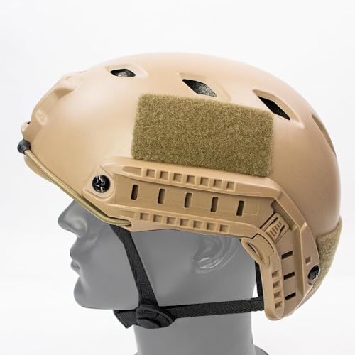 NURCIX Fast BJ Base Jump Airsoft Helm einfacher Typ (TAN)(BJ-TAN) von NURCIX