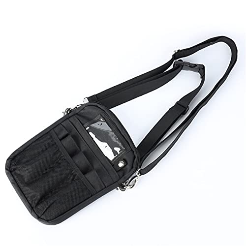 Nursing Bags Nurse Fanny Pack Belt Utility Nursing Tools Pocket Nurse Waist Hip Bag Gürteltaschen Werkzeug, Schwarz von NURCIX