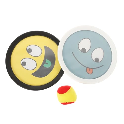 NUSITOU 1 Satz Spielzeug Klebriges Spiel Ball- Und Fangspiel Wurf Fangen Fang- Und Wurfspiel Paddelball Ball Werfen Ballspiel Fangen Cartoon Sticky Ball Kit Lustiges Fangballspiel Plastik von NUSITOU