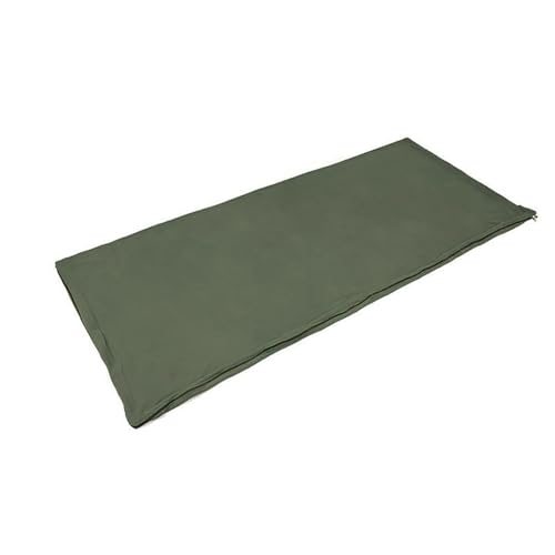 NUZAMAS 180 x 75 cm Fleece-Schlafsack, ultraleichter Schlafsack, Armeegrün, Reiselaken, Schlafsack für Erwachsene für Outdoor, Wandern, Camping, Büro NUZAMAS 180 x 75 cm Fleece-Schlafsack, ultraleichter Schlafsack, Armeegrün, Reiselaken, Schlafsack für Erwachsene für Outdoor, Wandern, Camping, Büro von NUZAMAS