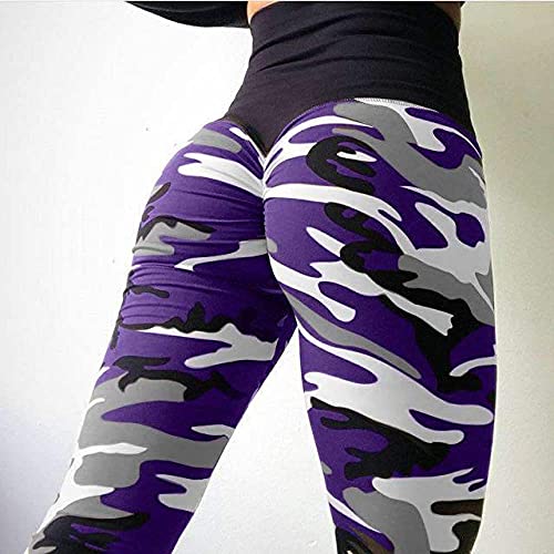 High Waist Sport Blickdichte Leggings Für Damen,Yogahose Mit Hoher Taille Für Frauen Lila Camouflage Bedruckte Trainingsstrumpfhose Blickdichte Yoga-Leggings Sportkleidung Für Fitnessstudio Pilat High Waist Sport Blickdichte Leggings Für Damen,Yogahose Mit Hoher Taille Für Frauen Lila Camouflage Bedruckte Trainingsstrumpfhose Blickdichte Yoga-Leggings Sportkleidung Für Fitnessstudio Pilat von NVBFD