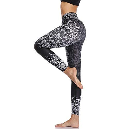 NVBFD High Waist Sport Blickdichte Leggings Für Damen,Hohe Taille Yogahose Für Damen Boho Mandala Bedruckte Schwarze Leggings Blickdichte Yoga-Leggings Trainingsstrumpfhose Für Gym Pilates Übungen Lä NVBFD High Waist Sport Blickdichte Leggings Für Damen,Hohe Taille Yogahose Für Damen Boho Mandala Bedruckte Schwarze Leggings Blickdichte Yoga-Leggings Trainingsstrumpfhose Für Gym Pilates Übungen Lä von NVBFD