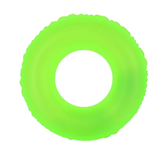 NVNVNMM Schwimmring Inflatable Swim Ring Tube Swimming Pool Floating Tube Ring Safety Float for Adult Fluorescent Life Ring Buoy(Green,Size 60 Random Color) von NVNVNMM