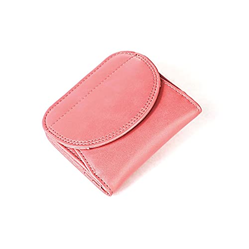 NVNVNMM Damen Geldbörsen Mode Damen Brieftasche Leder Frauen Kleine Brieftasche Münze Geldbörse Mini Münze Geldbörse Karten Fall(Pink) von NVNVNMM