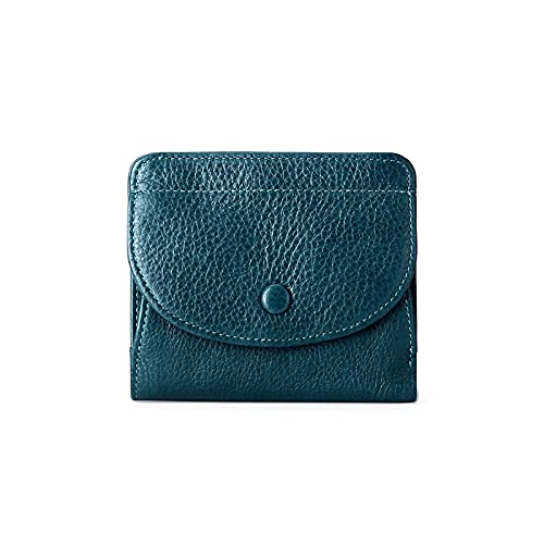 NVNVNMM Damen Geldbörsen Mode Damen Brieftasche Leder Kleine Münze Geldbörse Damen Leder Kartenhalter Brieftasche(Blue) von NVNVNMM