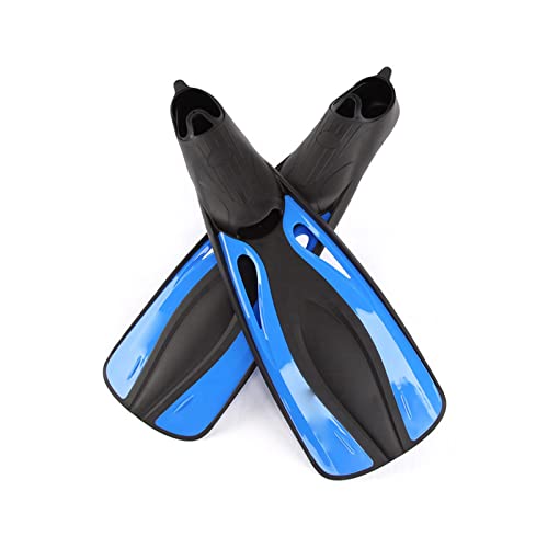 NVNVNMM Flipper Adult Professional Scuba Diving Swimming Fins Adjustable Shoes Silicone Long Submersible Snorkeling Professional Diving Flippers(Blue,L EU44-45) von NVNVNMM