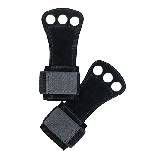 NVNVNMM Schweißbänder für das Handgelenk Wrist Wtrap Palm Protector for Pull Up Gym Gloves with Wrist Strap(Black,S) von NVNVNMM