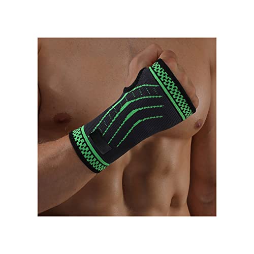 NVNVNMM Schweißbänder für das Handgelenk Sportschutzgetriebe-Hand-Wraps-Hand-Band-Bandage-Unterstützung Gewichtheben Bandage-Armband-Unterstützung(Green) von NVNVNMM