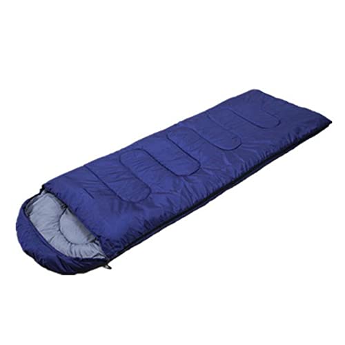 NVNVNMM Schlafsack Camping Sleeping Bag, Lightweight Cold Envelope Backpacking Sleeping Bag for Outdoor Traveling Hiking 0.7KG(0.7KG-Dark Blue) von NVNVNMM